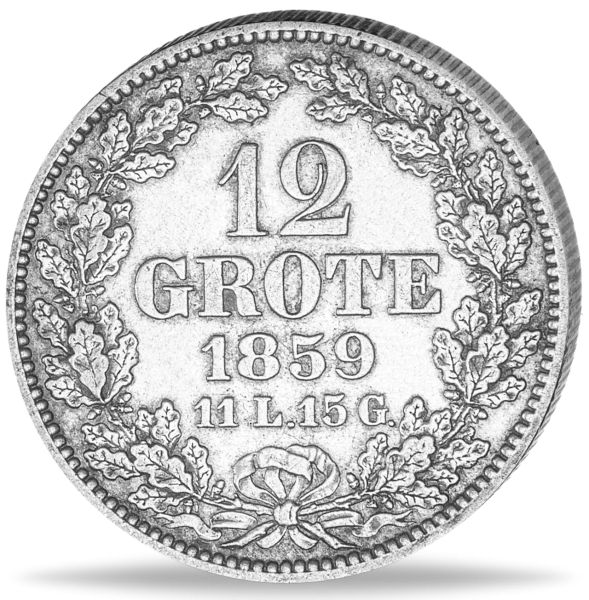 12 Grote Bremen - Vorderseite Münze