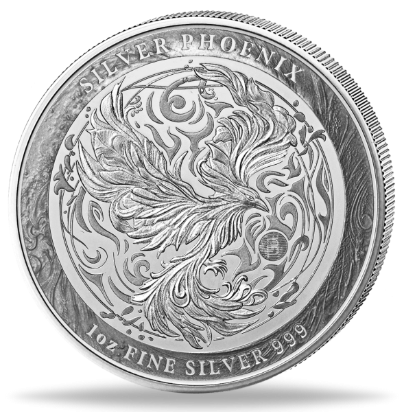 Niue 2 Dollar Phoenix 1 Unze Silber 2024 - Münze Vorderseite