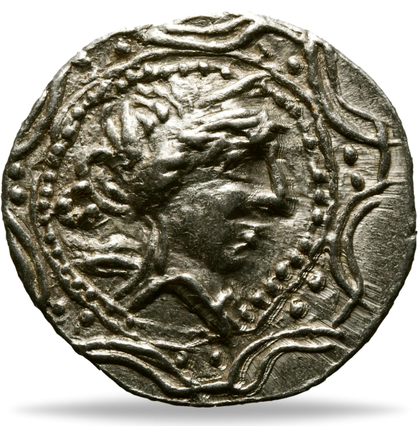 Thrakien, Stadt Olbia, Drachme mitt 1. Jhd. v. Chr., Koson Münze Vorderseite