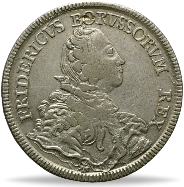 Königreich Preußen, Taler 1751, König Friedrich II. der Große Münze Vorderseite