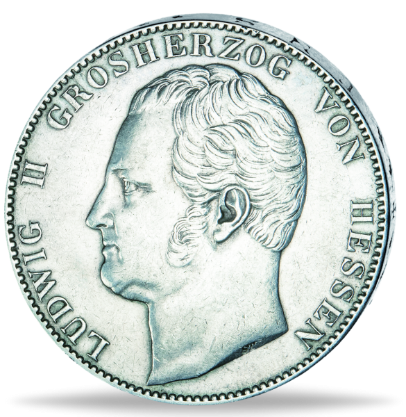 Doppeltaler Ludwig II. Thun 195 - Münze Vorderseite