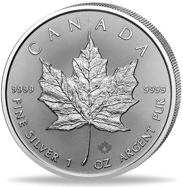 Kanada 5 $ Maple Leaf 1 Unze Silber 2025 - Münze Vorderseite