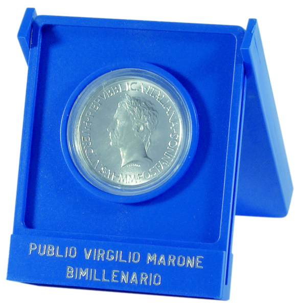 500 Lire 1981, Virgil 2.000. Todestag - Etui