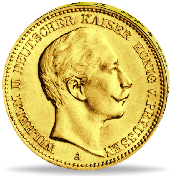 20 Mark Preußen Wilhelm II - Vorderseite Münze