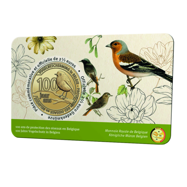 5 Euro Vogelschutz walisisch FR - Vorderseite Coincard