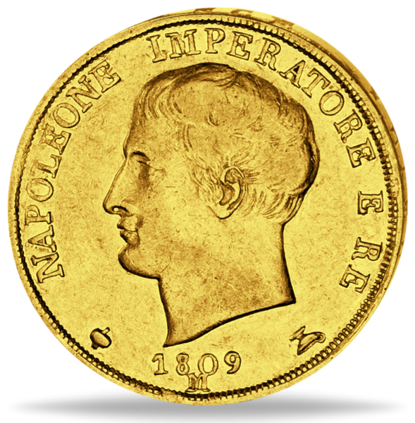 20 Lire 1808-18014 Napoleon - Vorderseite Münze