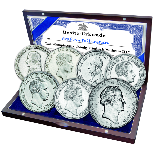 7 Taler Friedrich Wilhelm III - Kassette