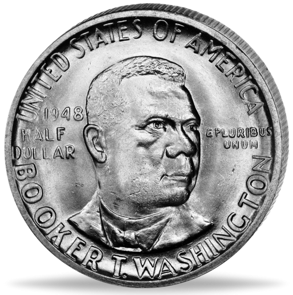 0,5 US Dollar Booker T. Washington - Münze Vorderseite