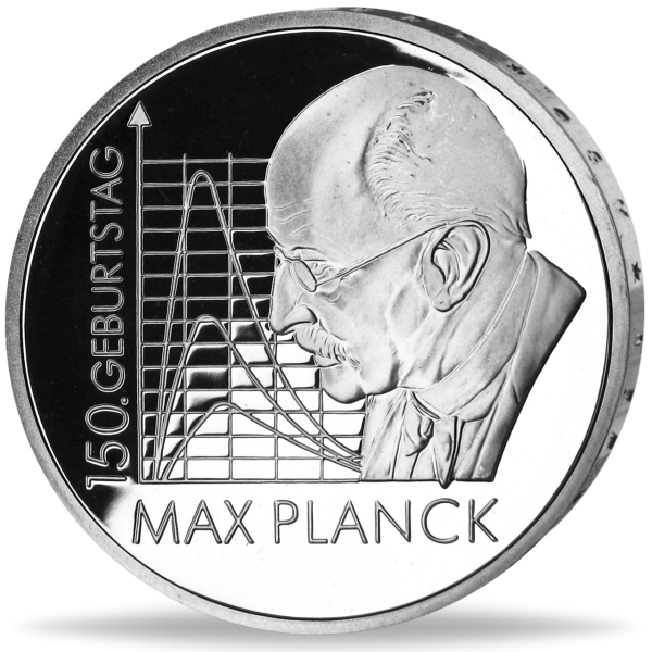 10 Euro Max Planck - Münze Vorderseite