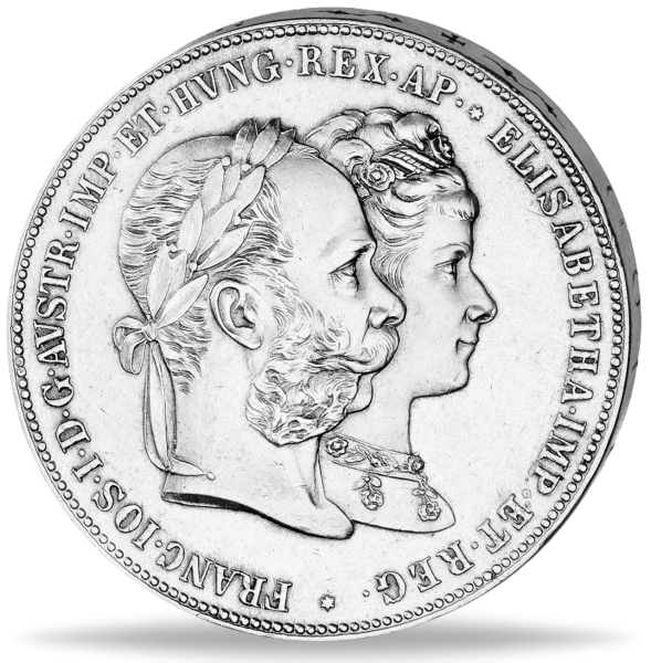 Haus Habsburg, Gedenk-Doppelgulden Thun 464 - Silber - Münze Vorderansicht