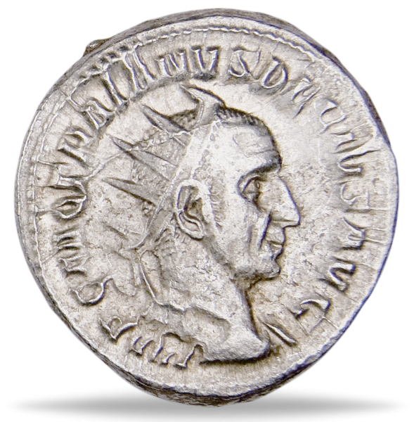 Antoninian Kaiser Trajan Decius - Münze Vorderseite