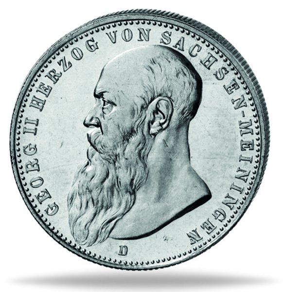 2 Mark Georg II.  - Vorderseite Münze