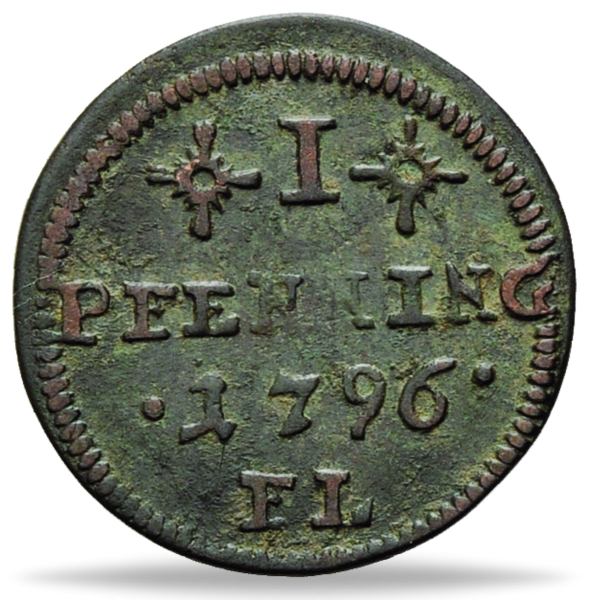 1 Pfennig Rostock - Vorderseite Münze