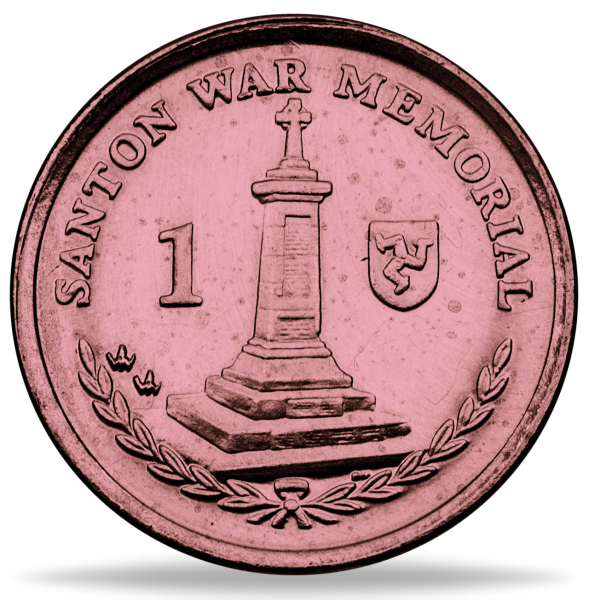 1 Cent Isle of Man - Münze Vorderseite