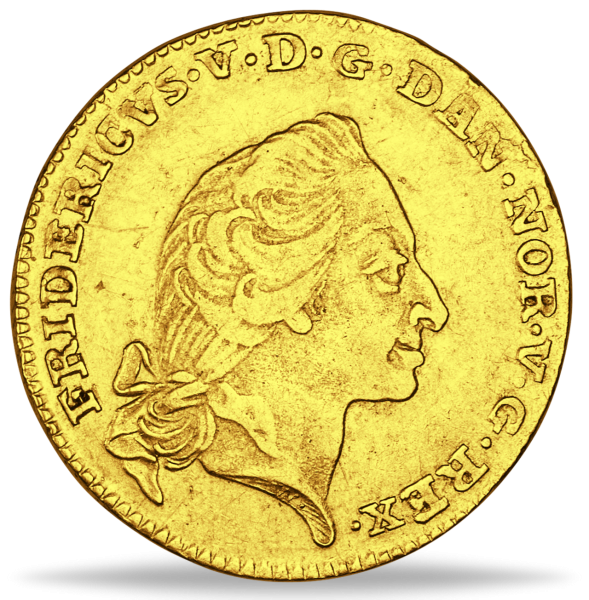 DÄNEMARK, 12 Mark 1759 - Münze Vorderseite