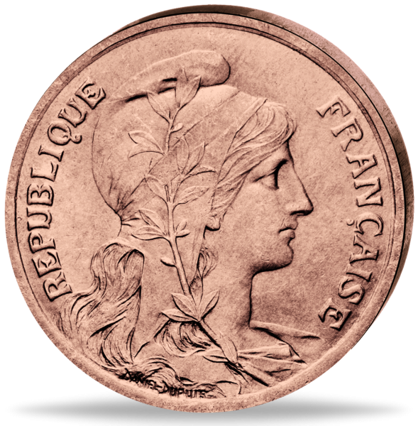 10 Centimes Marianne 1899 bis 1921 - Münze Vorderseite