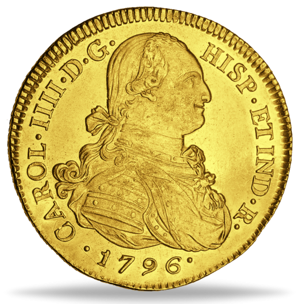 8 Escudos Karl IV - Vorderseite Münze