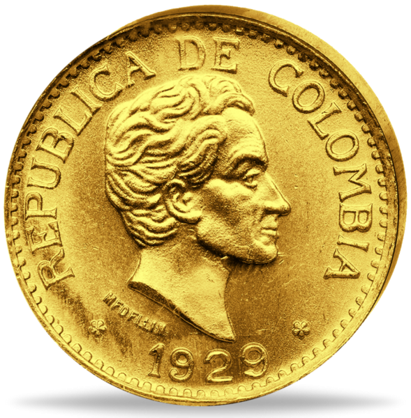 48505120000 00_5Peso_Gold_Bolivar_Kl_Kopf_VS