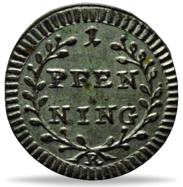 1 Pfennig Stadt Regensburg - Münze Vorderseite