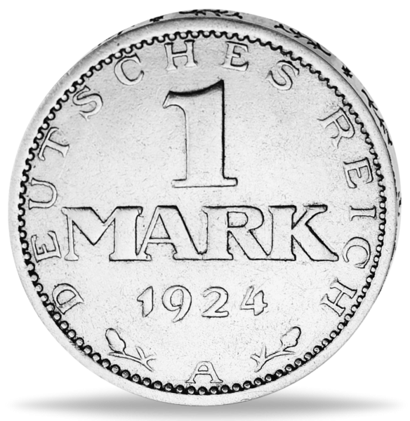 1 Reichsmark Adler 1924-25 - Münze Vorderseite