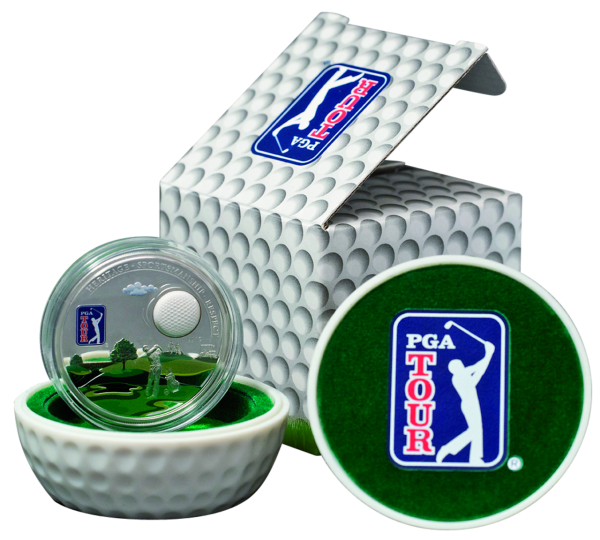 5 Dollar PGA Tour Golfball - Verpackung