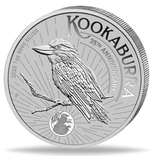 Australien, 1 Dollar Kookaburra 2025 Münze Vorderseite