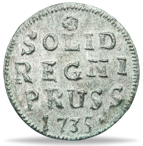 1 Solidus Friedrich Wilhelm I - Vorderseite Münze