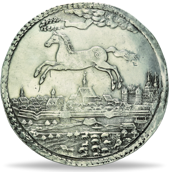 Löser zu 3 Reichstalern 1654 LW Clausthal - Vorderseite Münze