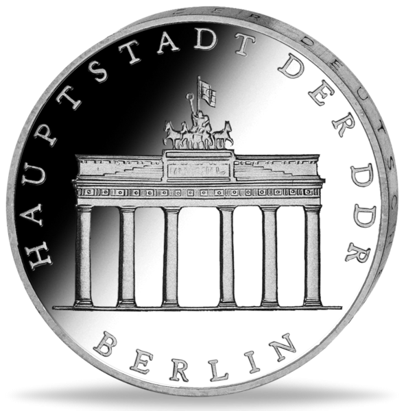 5 Mark Brandenburger Tor - Münze Vorderseite