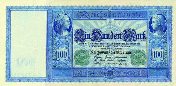 00178201910G00_100Mk_Banknote_Gruenes_Siegel_VS01