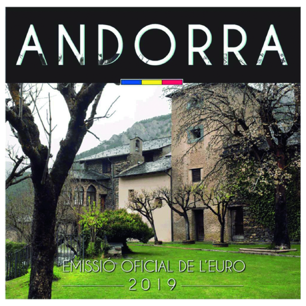 Andorra, 2019, 3,88 Euro Kursmünzensatz - Blister