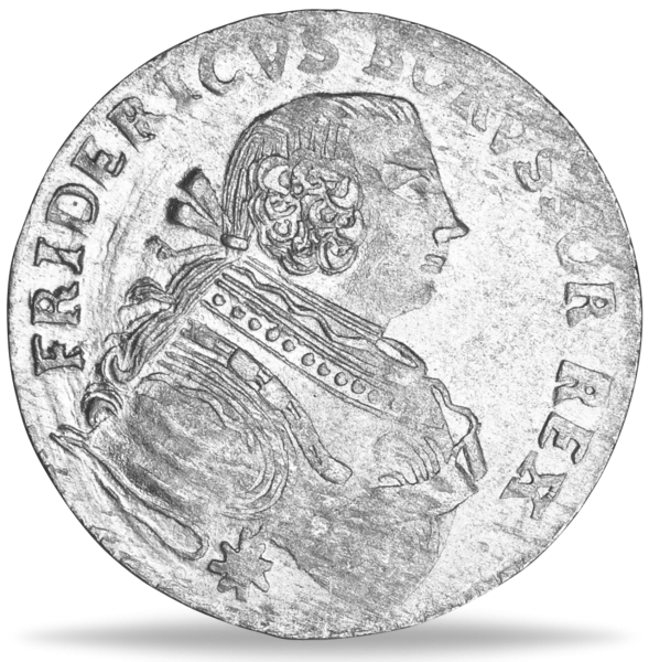 6 Gröscher Friedrich II - Vorderseite Münze