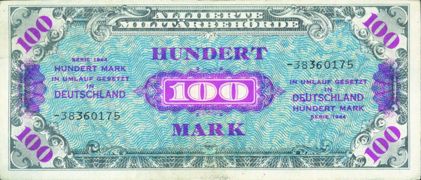 100 Mark Alliierte Militär