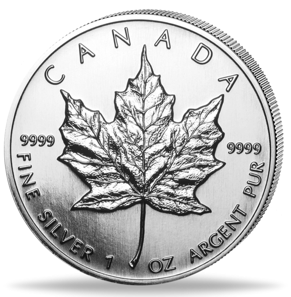 5 Can $ Maple Leaf 1996 - Münze Vorderseite