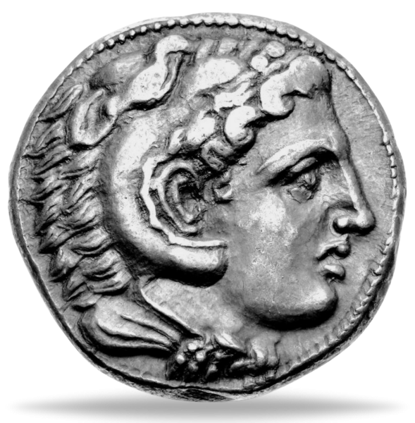 Tetradrachme Alexander der Große - Vorderseite Münze