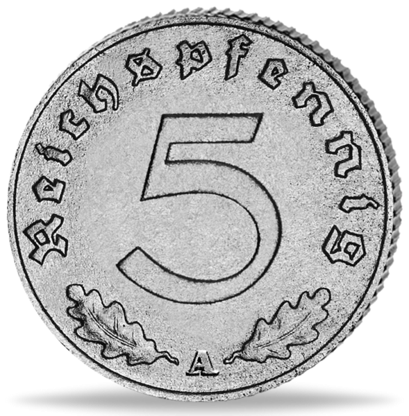 3. Reich, 5 Reichspfennig 1944 - Münze Vorderseite