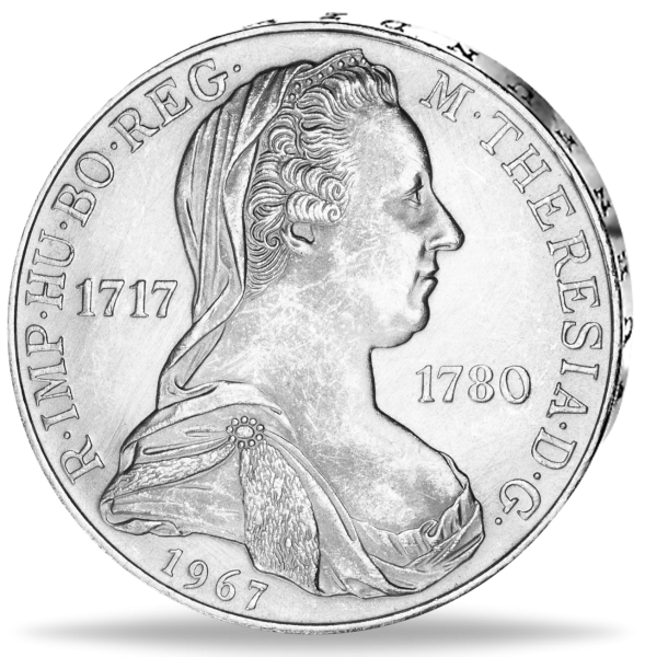 25 Oes Maria Theresia - Münze Vorderseite