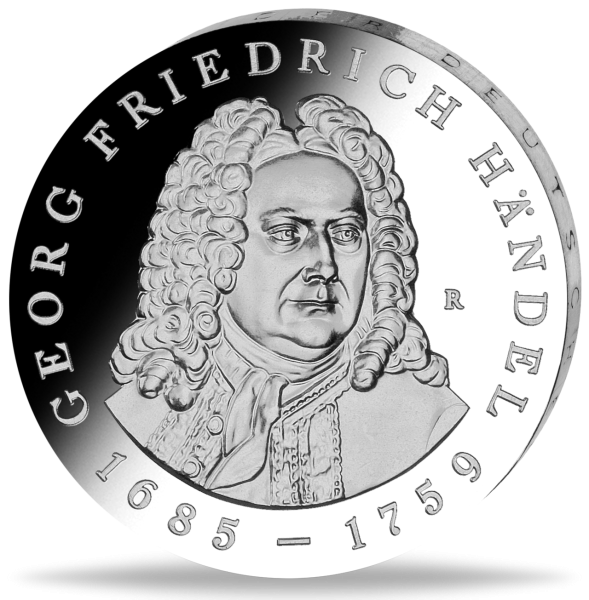 20 Mark der DDR Georg Friedrich Händel - Münze Vorderseite