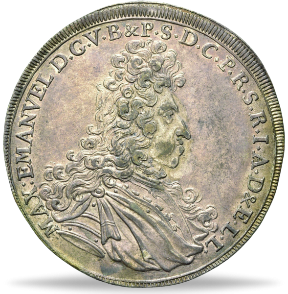 Bayern, Reichstaler 1694, Kurfürst Maximilian II. Emanuel Münze Vorderseite