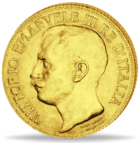 50 Lire Victor Emanuell II - Münze Vorderseite