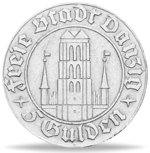 5 Gulden Marienkirche - Münze Vorderseite