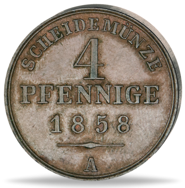 4 Pfennig Schaumburg Lippe - Vorderseite Münze