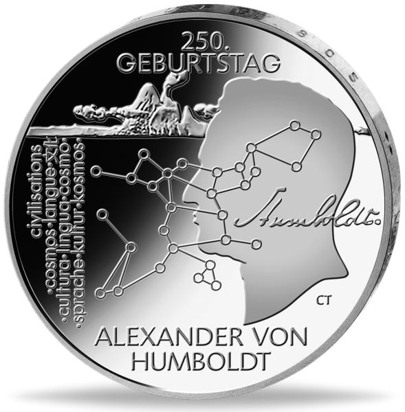 20 Euro Alexander von Humboldt - Stempelglanz - Münze Vorderseite