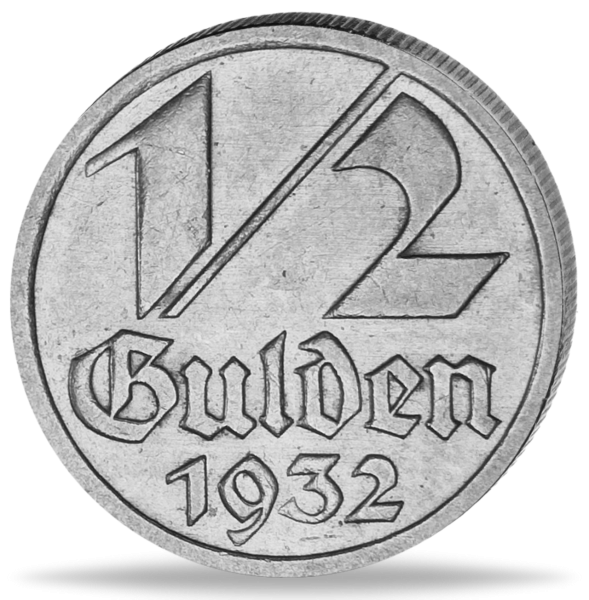 1/2 Gulden Danzig - Münze Vorderseite