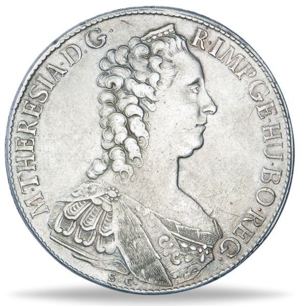 Reichstaler Maria Teresia 1765 Günzburg - Münze Vorderseite