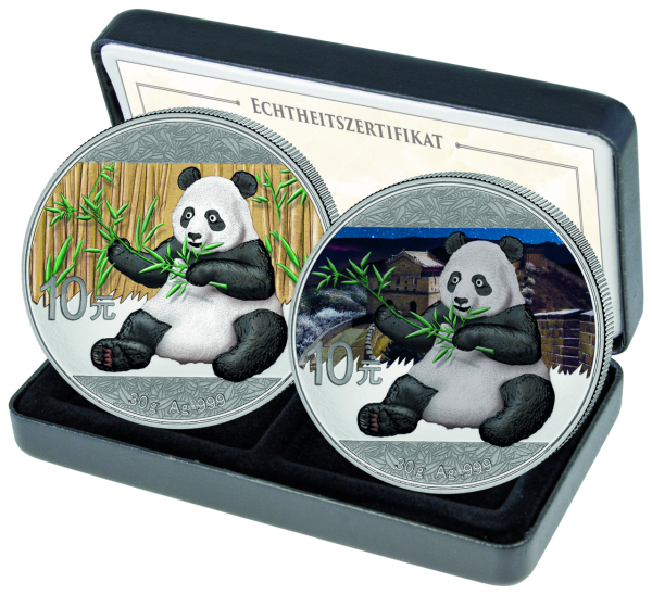 2x1 Unze Panda Day Night Set - Kassette