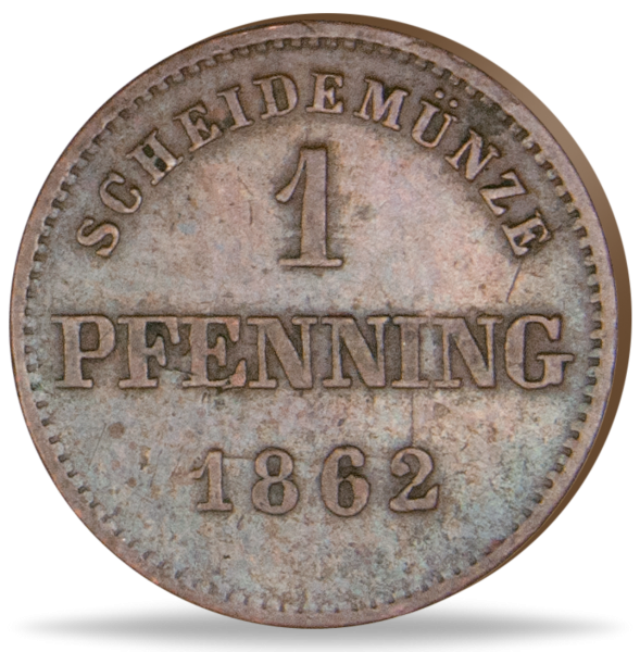 1 Pfennig Bayern - Münze Vorderseite