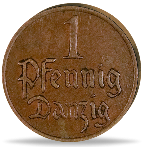 1 Pfennig Danzig 1923-37 - Münze Vorderseite