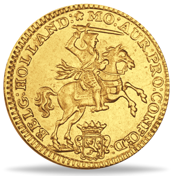 Goldener Reiter 7 Gulden - Vorderseite Münze