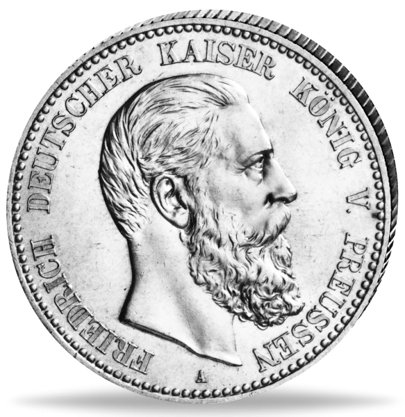 2 Mark Friedrich III. - Vorderseite Münze